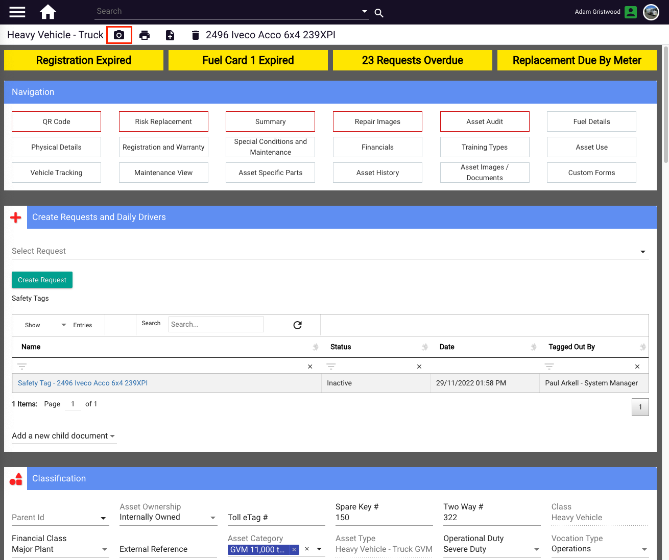An asset page showing the display image in the top-right corner